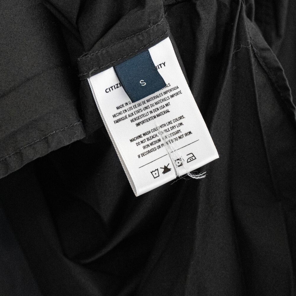 Citizens of Humanity Kayla Shirts in Black oversized high low hem size Small - Picture 8 of 11